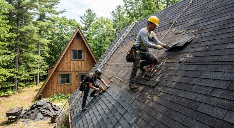 A Frame Roof Repair in Cape May Court House, NJ