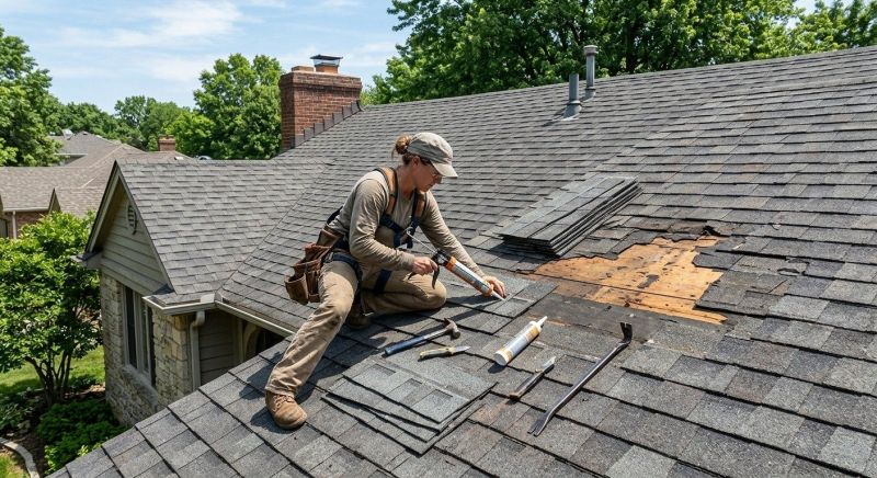 A Frame Roof Repair in Cape May Court House, NJ