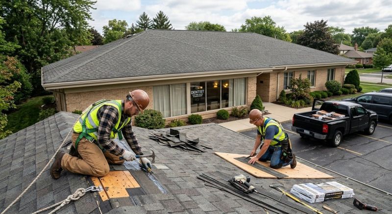 Our team working on Roofing Service projects in Cape May Court House, NJ