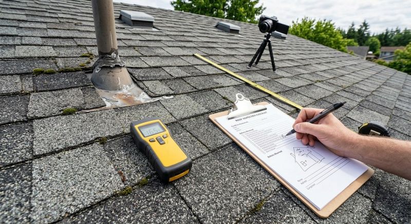 Asphalt Roof Inspection in Cape May Court House, NJ
