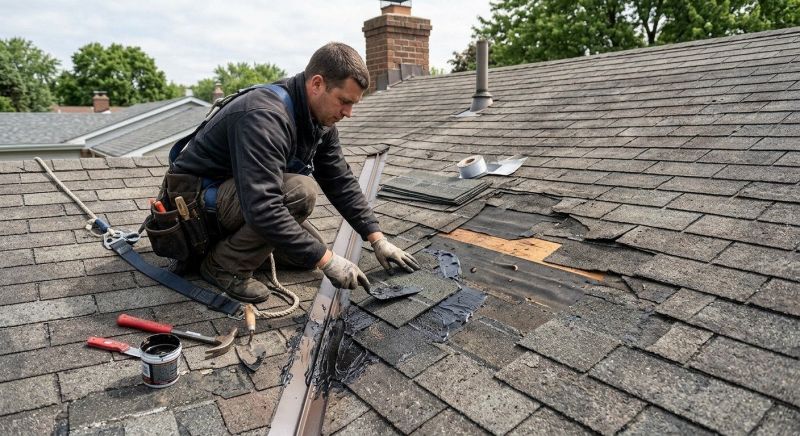 Asphalt Roof Leak Repair in Cape May, NJ