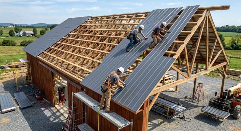 Barn Roof Construction in Cape May Court House, NJ