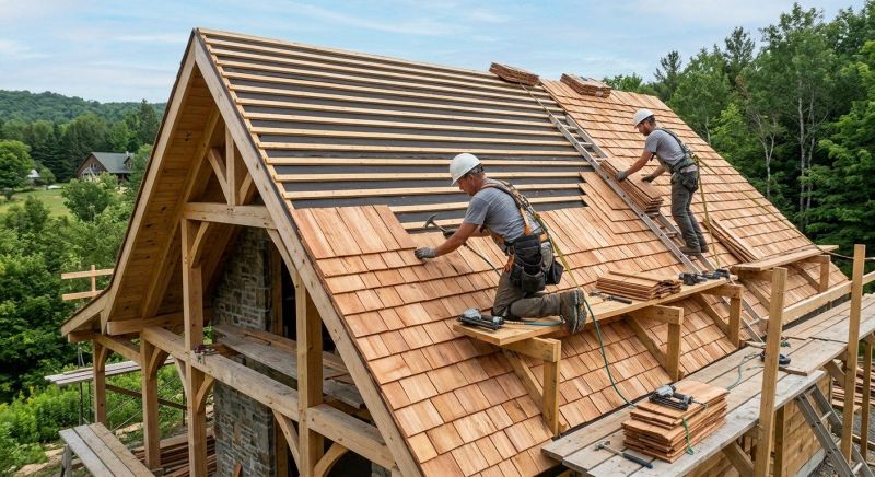 Cedar Roof Installation in Egg Harbor Township, NJ
