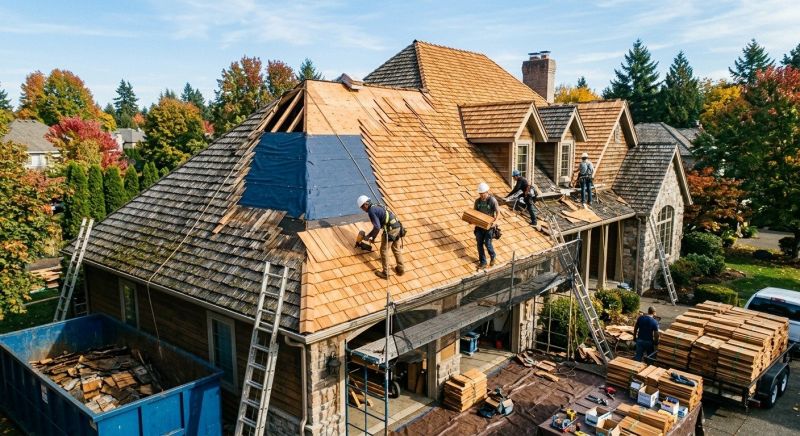 Cedar Roof Replacement in Cape May, NJ