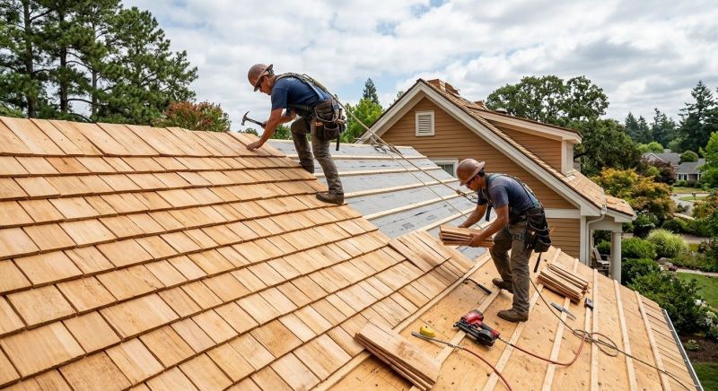 Cedar Shake Roof Construction in Millville, NJ