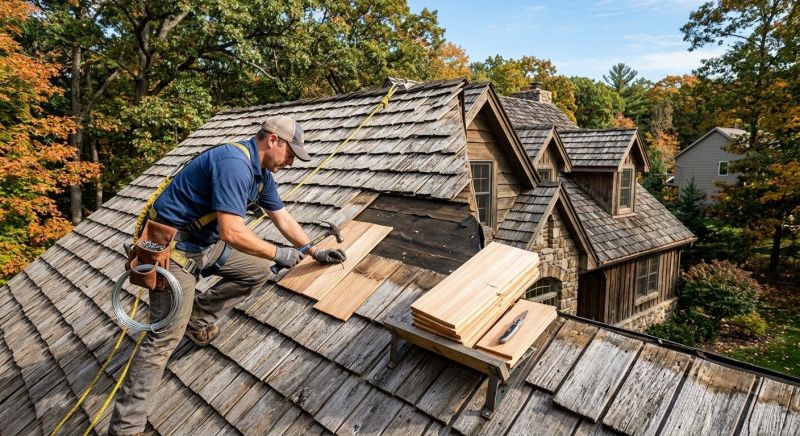 Cedar Shake Roof Repair in Pleasantville, NJ