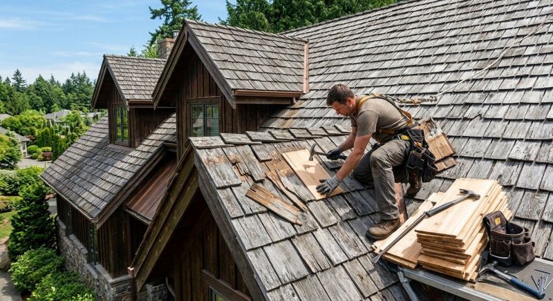 Cedar Shake Roof Repair in Sea Isle City, NJ