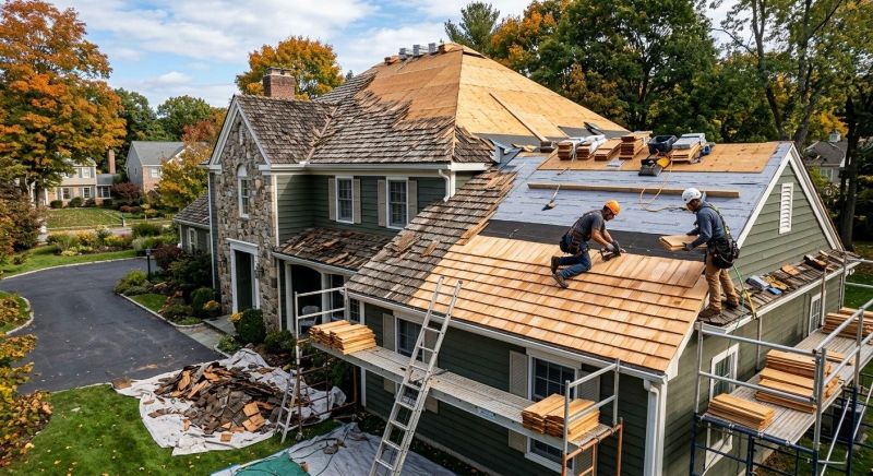Cedar Shingles Replacement in Cape May Court House, NJ