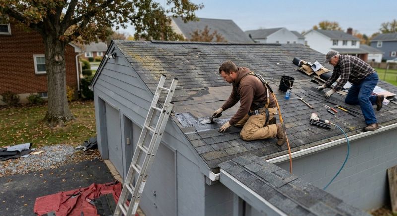 Composite Roof Repair in Cape May Court House, NJ