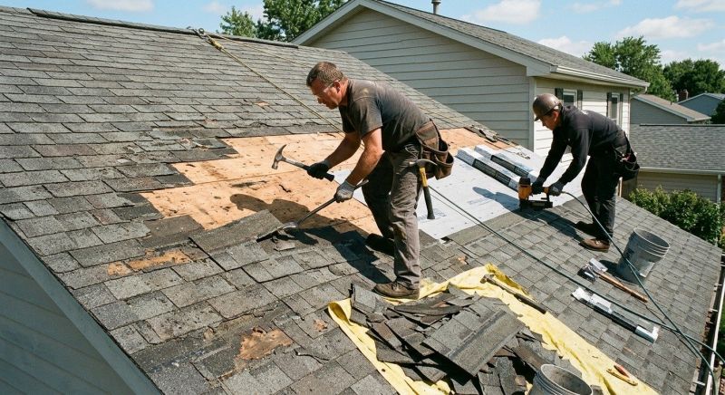 Damaged Roof Repair in Egg Harbor Township, NJ