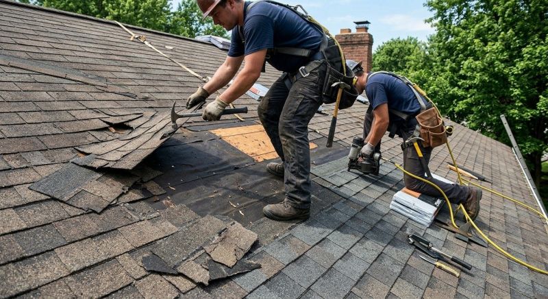 Damaged Roof Repair in Stone Harbor, NJ