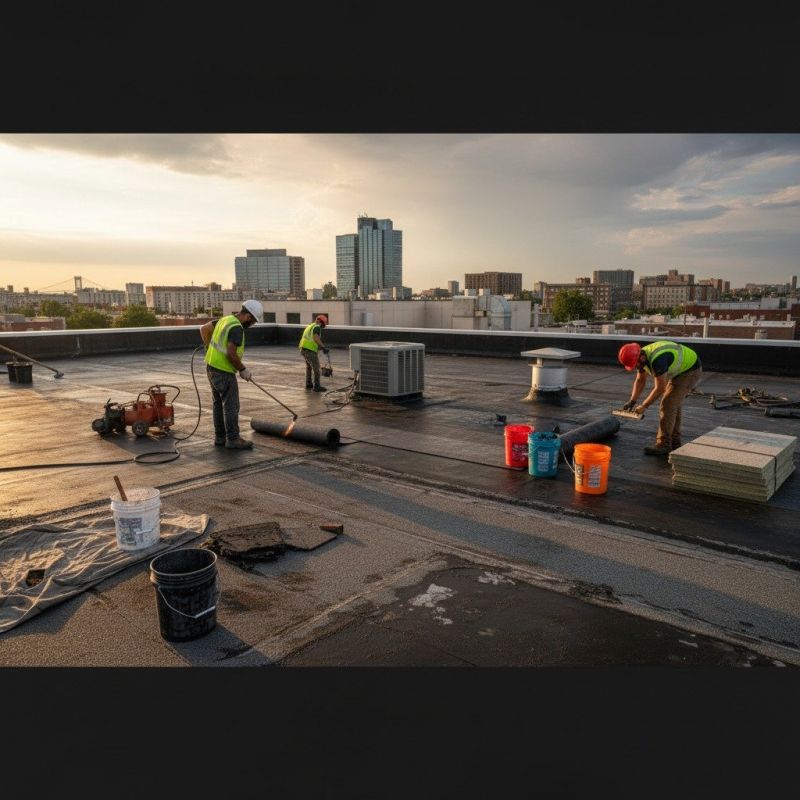 Flat Roof Repair in Villas, NJ
