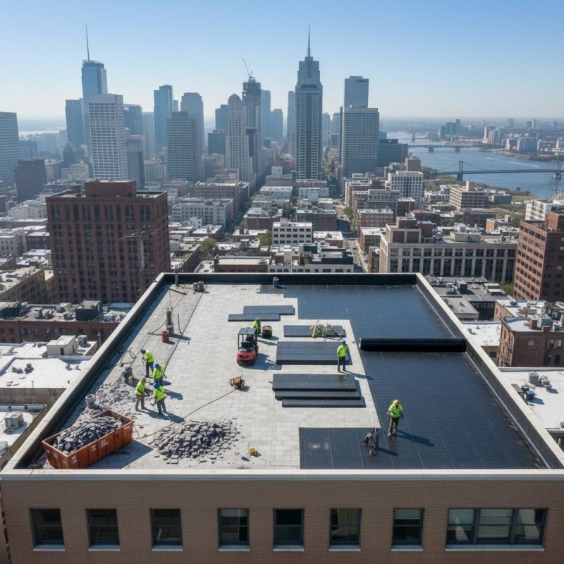 Flat Roof Replacement in Port Elizabeth, NJ