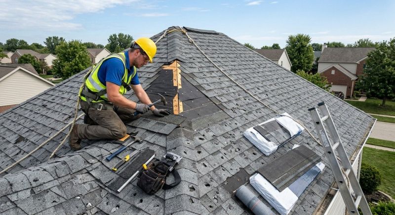 Hail Damage Roof Repair in Villas, NJ