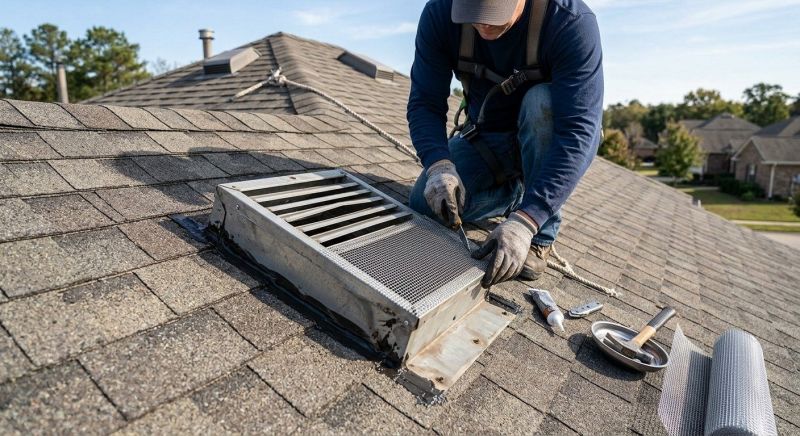 Roof Vent Flashing Repair in Cape May Court House, NJ