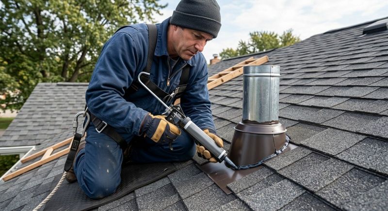 Roof Vent Flashing Repair in Cape May Court House, NJ