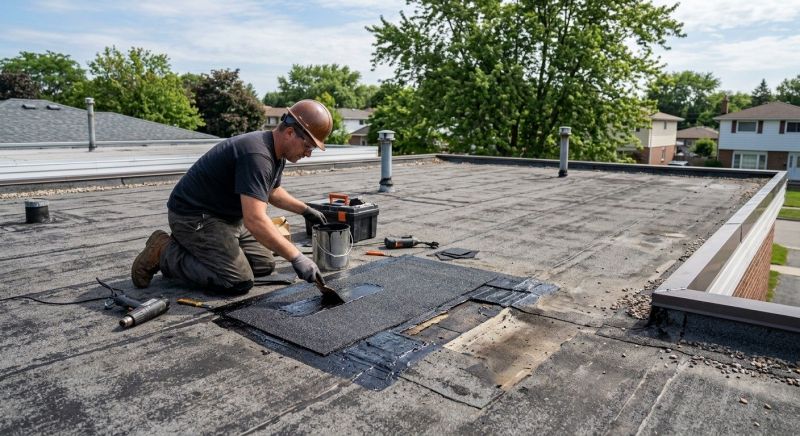 Rubber Roof Repair in Cape May Court House, NJ