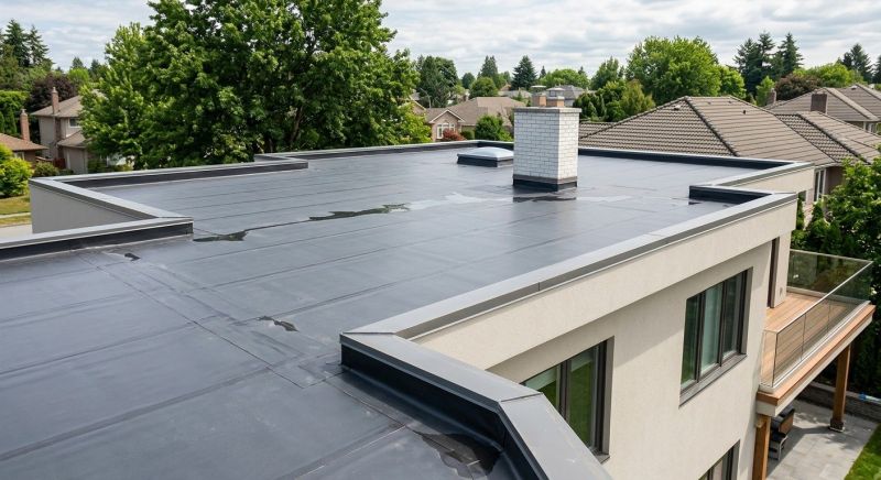 Single Ply Roof Installation in Cape May Court House, NJ