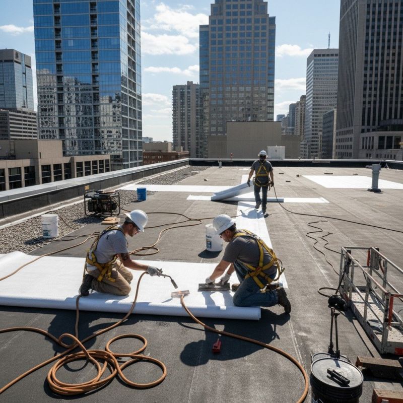 Single Ply Roof Repair in Villas, NJ