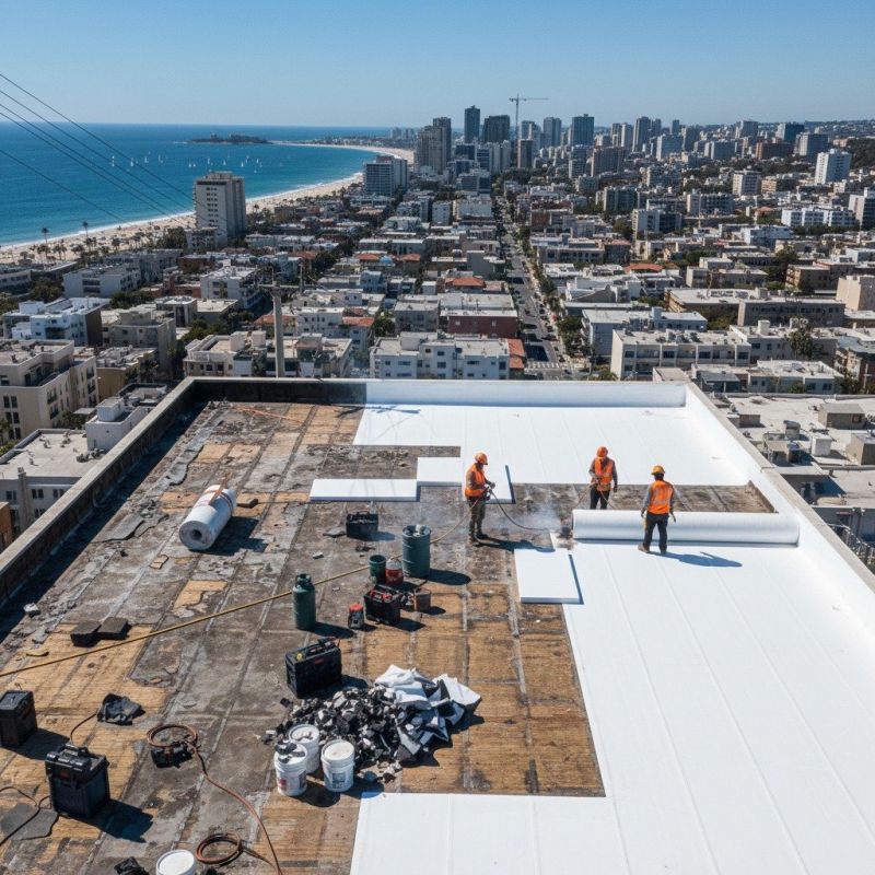 Single Ply Roof Replacement in Millville, NJ