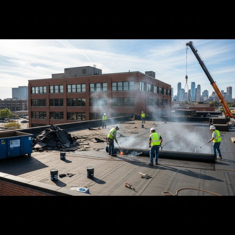 Single Ply Roof Replacement in Ventnor City, NJ