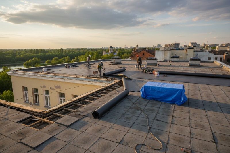 Single Ply Roof Replacement in Villas, NJ