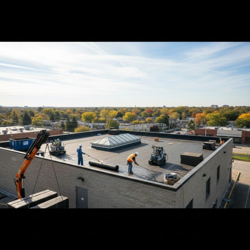 Single Ply Roof Replacement in Wildwood, NJ