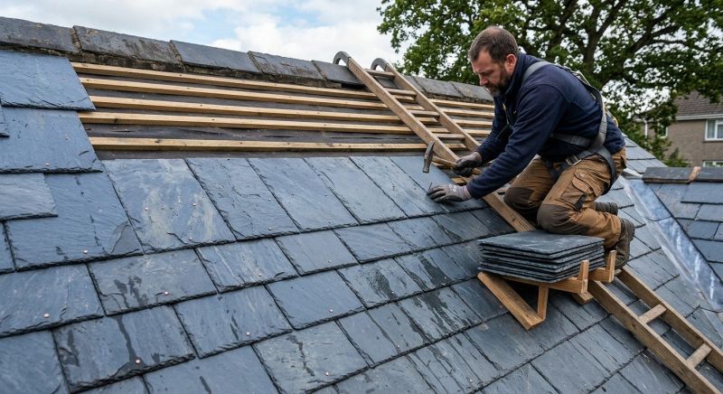 Slate Roof Construction in Cape May County, NJ