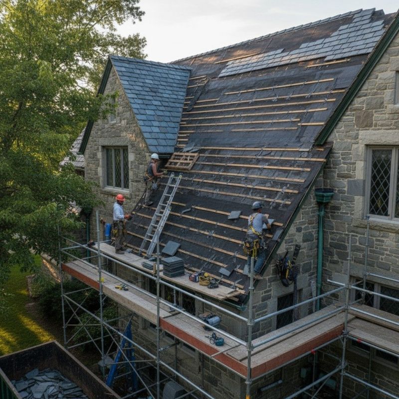 Slate Roof Replacement in Villas, NJ