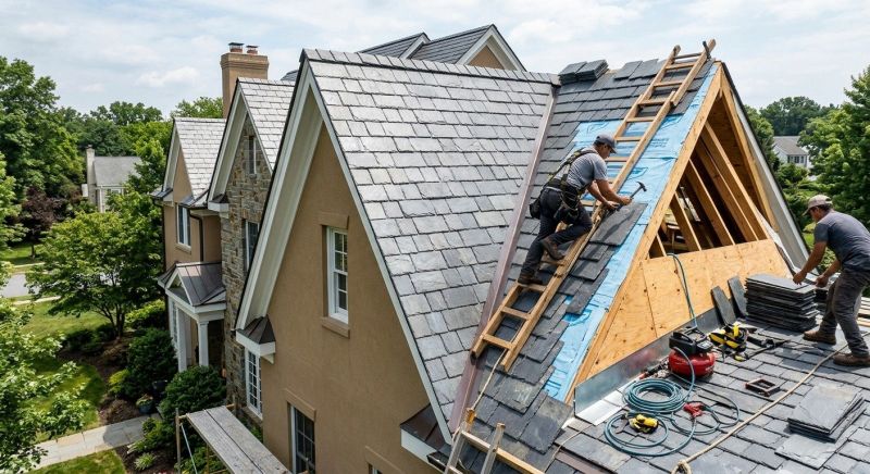 Slate Shingle Replacement in Cape May Court House, NJ