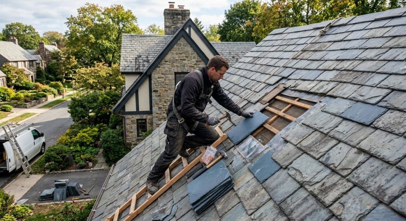 Slate Shingles Repair in Cape May, NJ