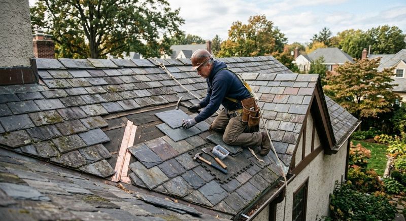 Slate Shingles Repair in Cape May, NJ