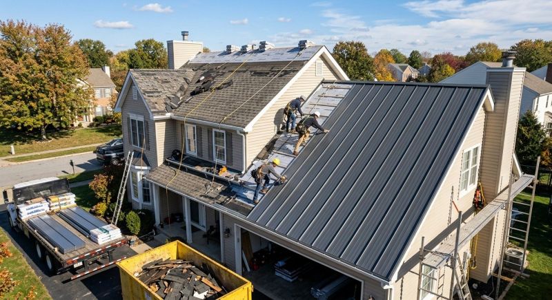 Steel Roof Replacement in Millville, NJ