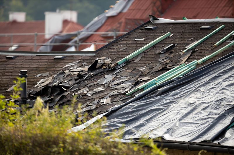 Storm Damage Roof Tarping in Cape May Court House, NJ