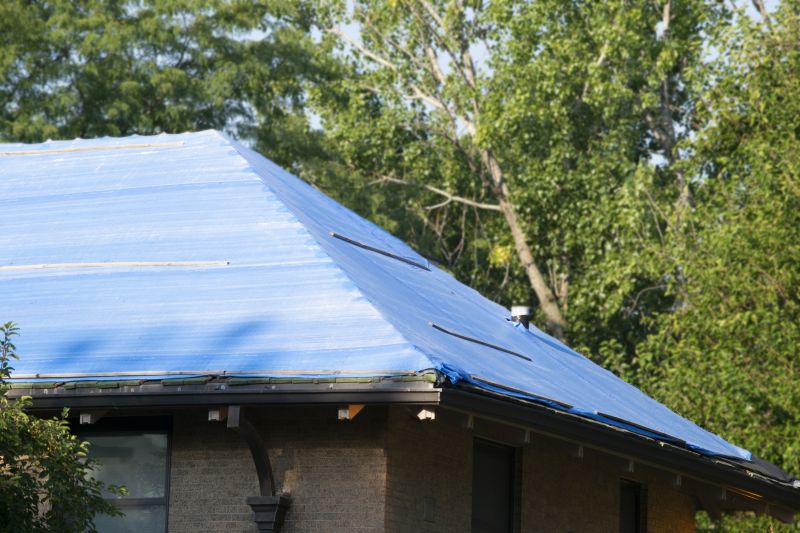 Storm Damage Roof Tarping in Cape May Court House, NJ