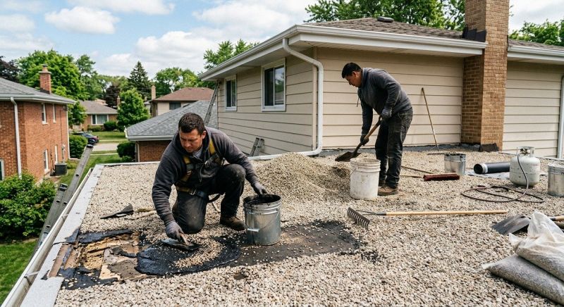 Tar And Gravel Roof Repair in Cape May County, NJ