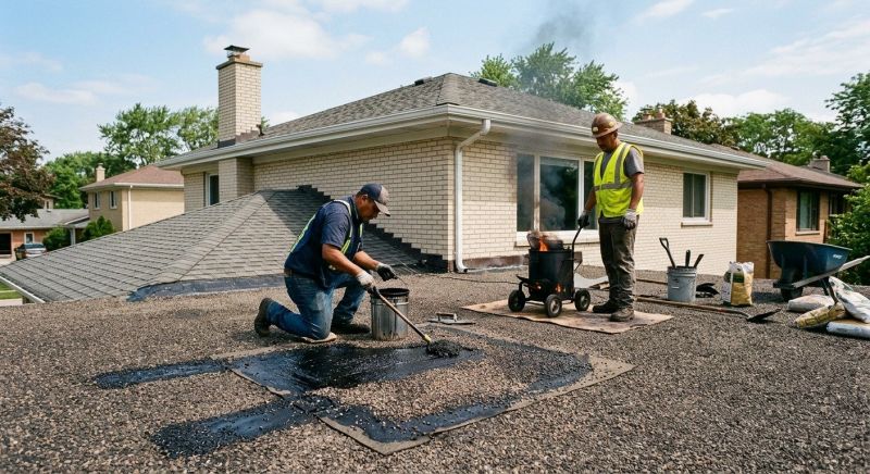 Tar And Gravel Roof Repair in Cape May Court House, NJ