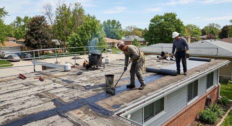 Tar Roof Repair in Villas, NJ