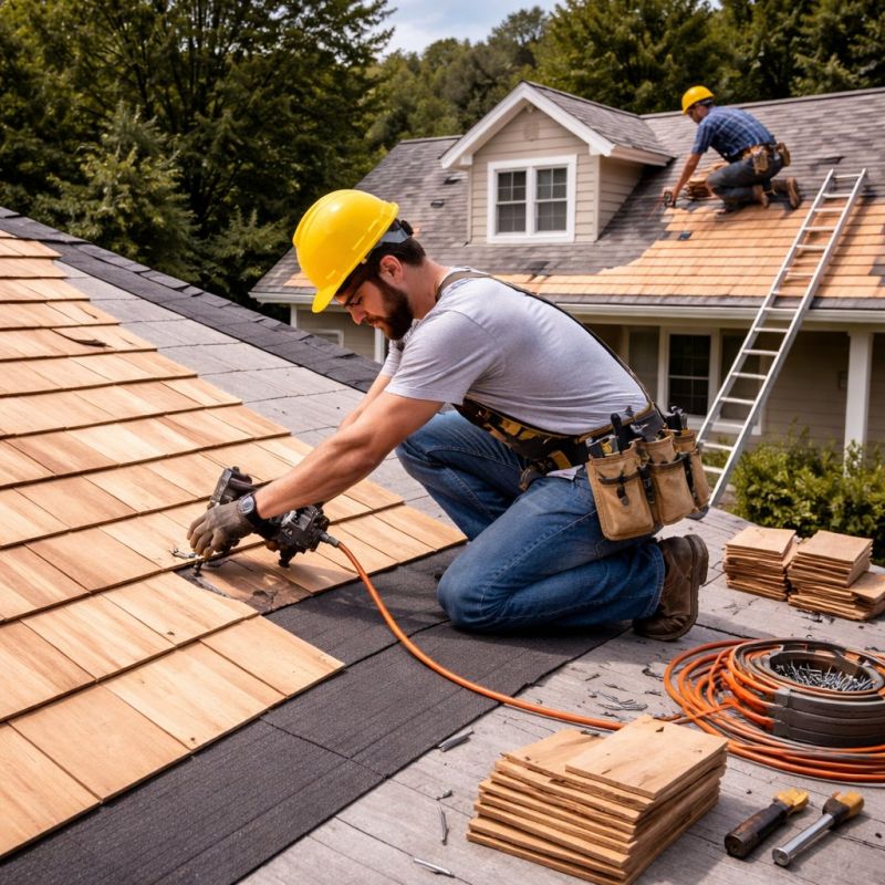 Wood Roofing Installation in Cape May County, NJ