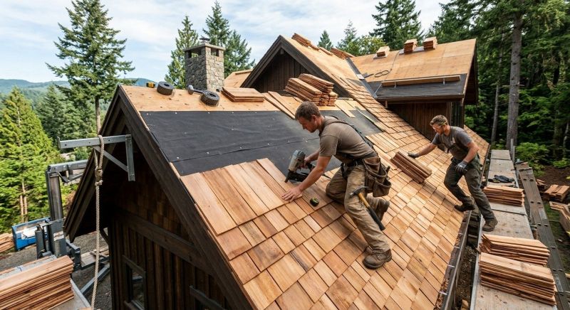 Wood Roofing Installation in Mays Landing, NJ