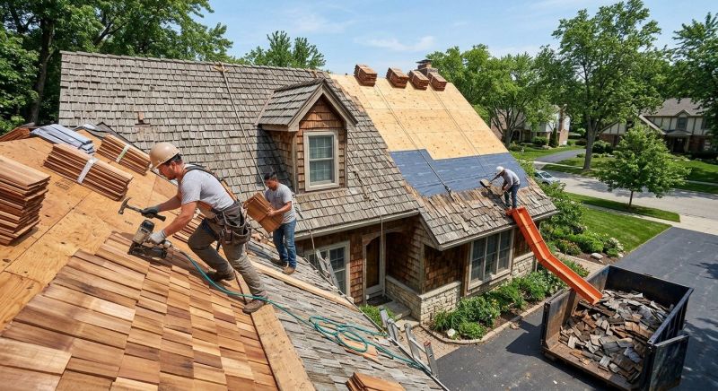 Wood Shake Roof Replacement in Cape May Court House, NJ