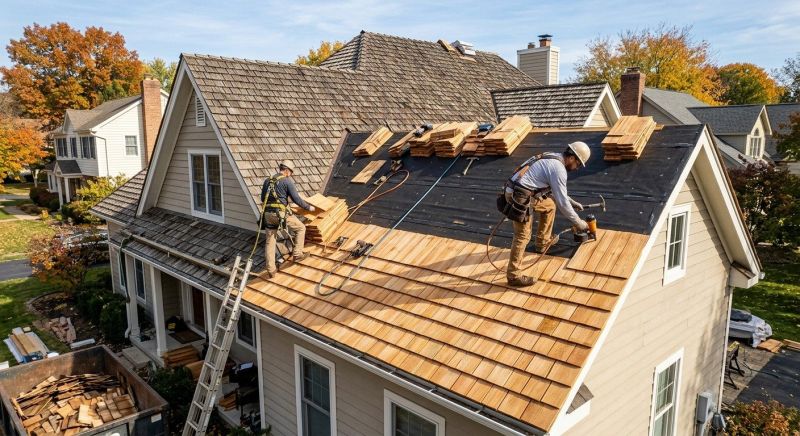 Wood Shake Roof Replacement in Pleasantville, NJ